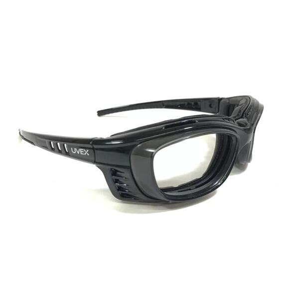 UVEX BY HONEYWELL NYLON SW09R SAFTY TITMUS EYEGLASSES GOGGLE BLACK FRAME - Picture 2 of 16